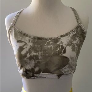 JoyLab Floral Strappy Sports Bra Size Medium